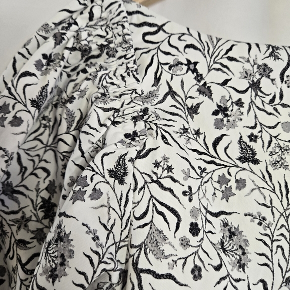 INC International Concepts Puff Sleeve Tiered Midi Dress Size M NWOT - Picture 5 of 12